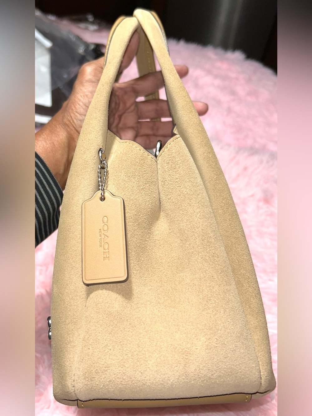 Coach Lana 23 Suede/Peanut - Picture 4 of 13